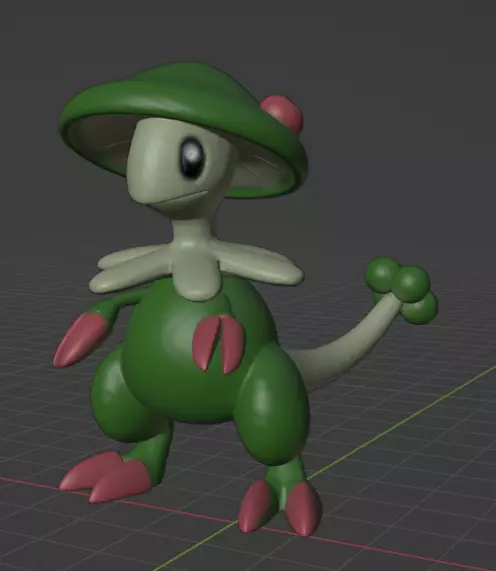 Breloom 3D print model_0