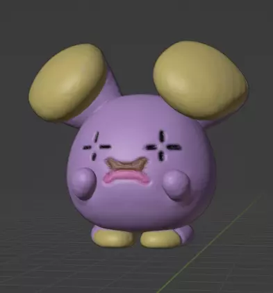 Whismur 3D print model_0
