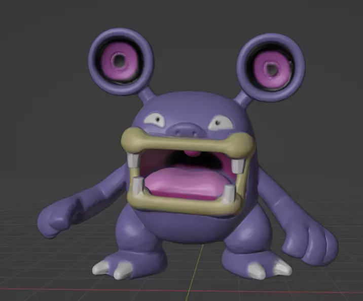 Loudred 3D print model_0