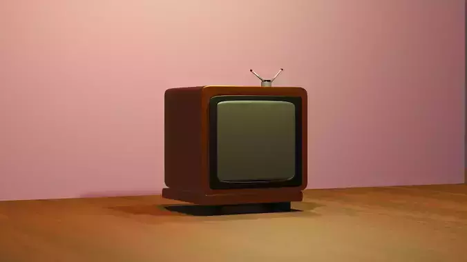 Take a look at this Vintage TV 3D Artwork