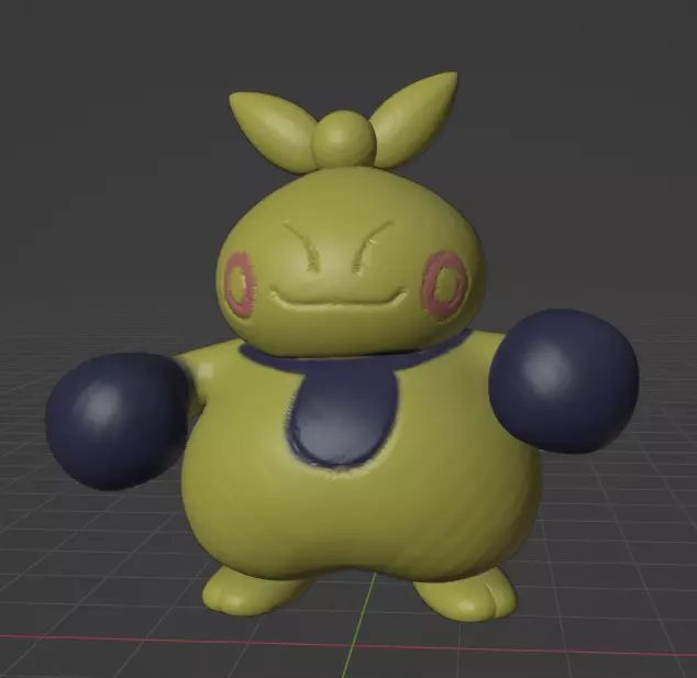Makuhita 3D print model_0