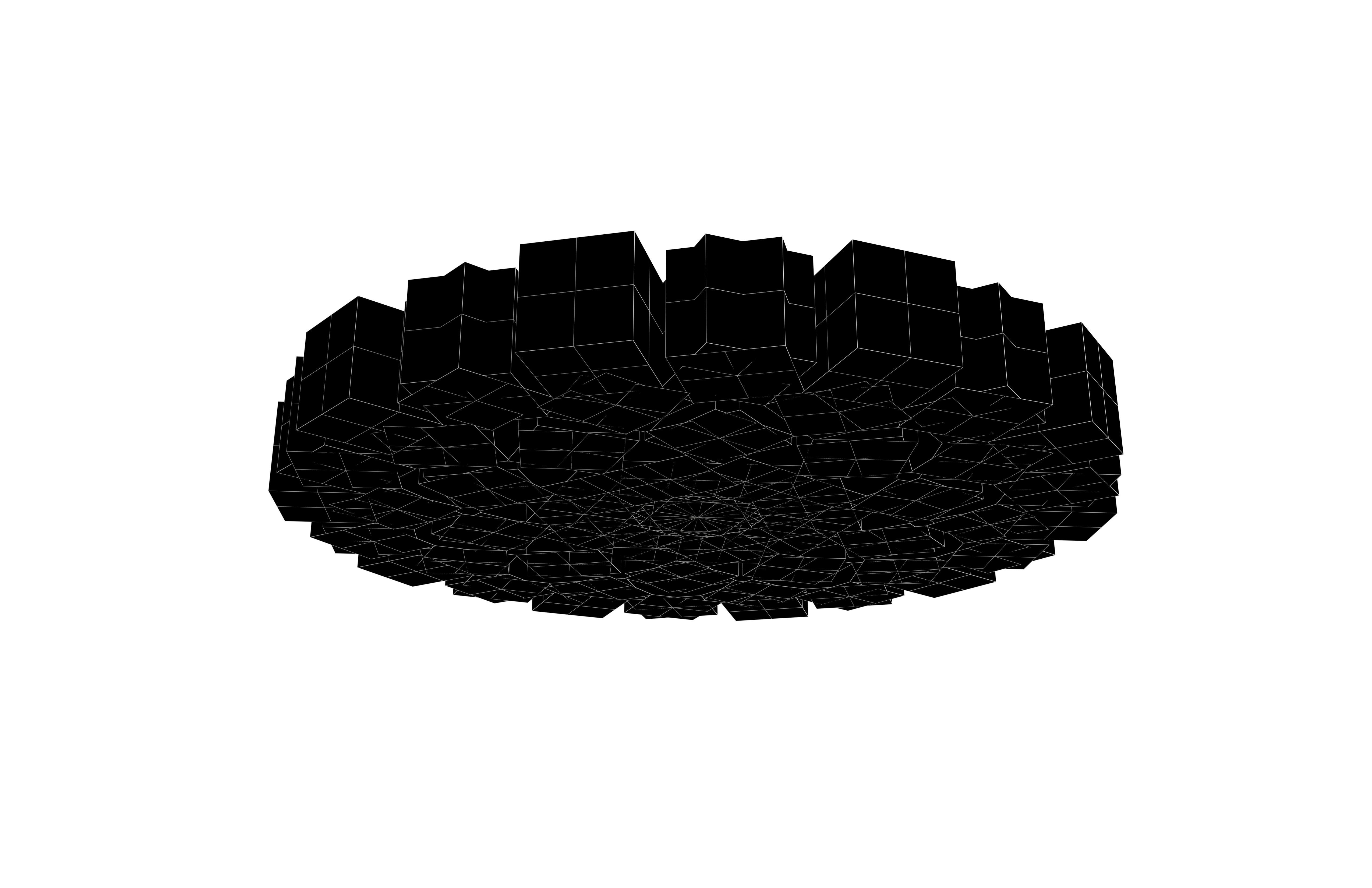 Fractal Model V1 003 Low-poly 3D model_7