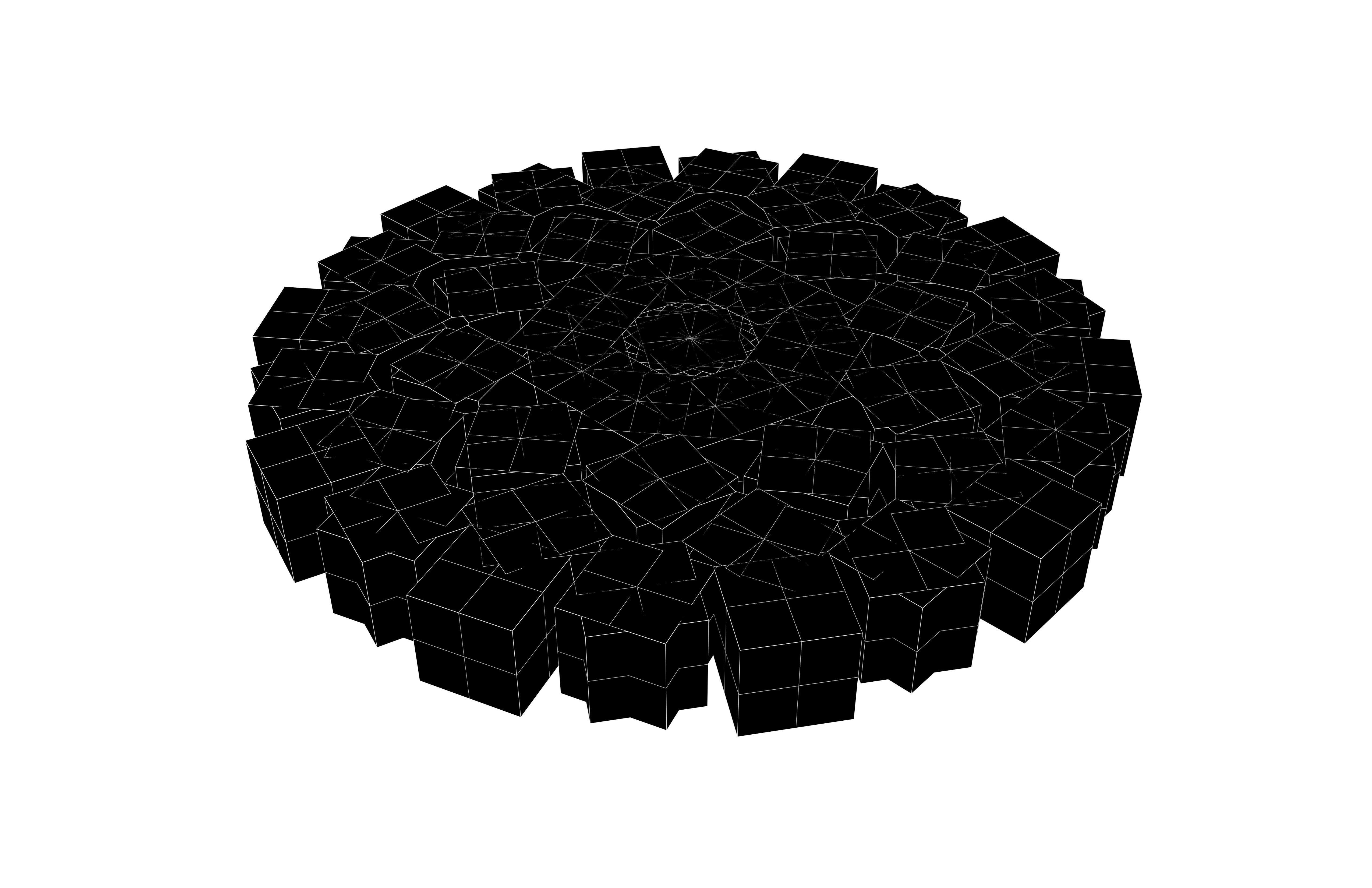 Fractal Model V1 003 Low-poly 3D model_6