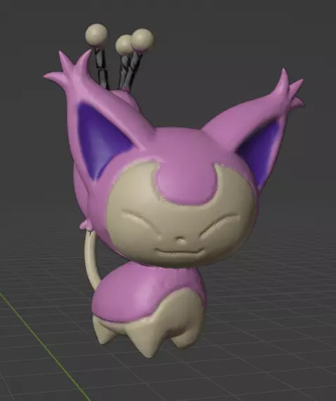Skitty 3D print model_0
