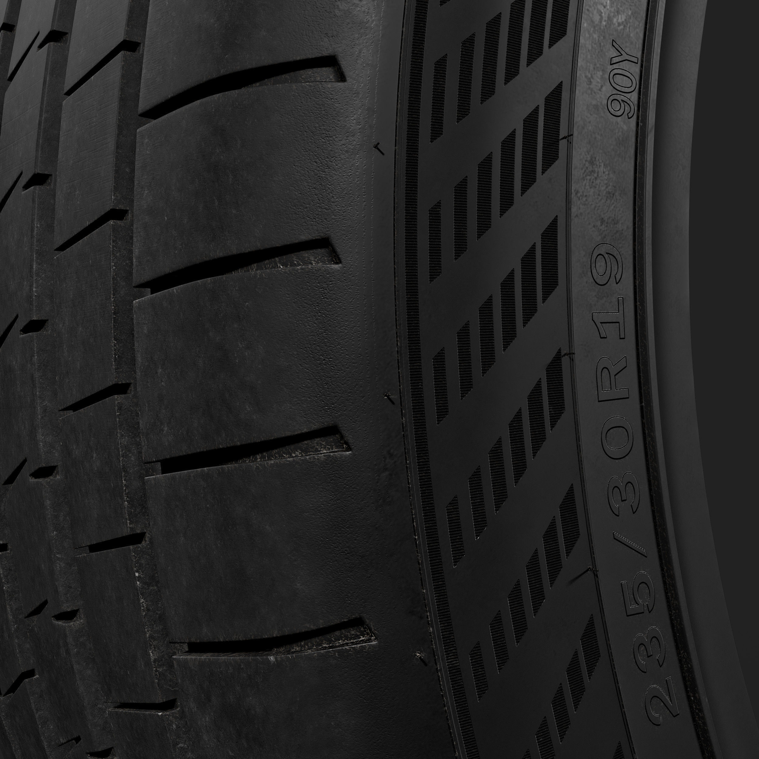 Goodyear Eagle F1 Asymmetric 6 Tire 3D model_4