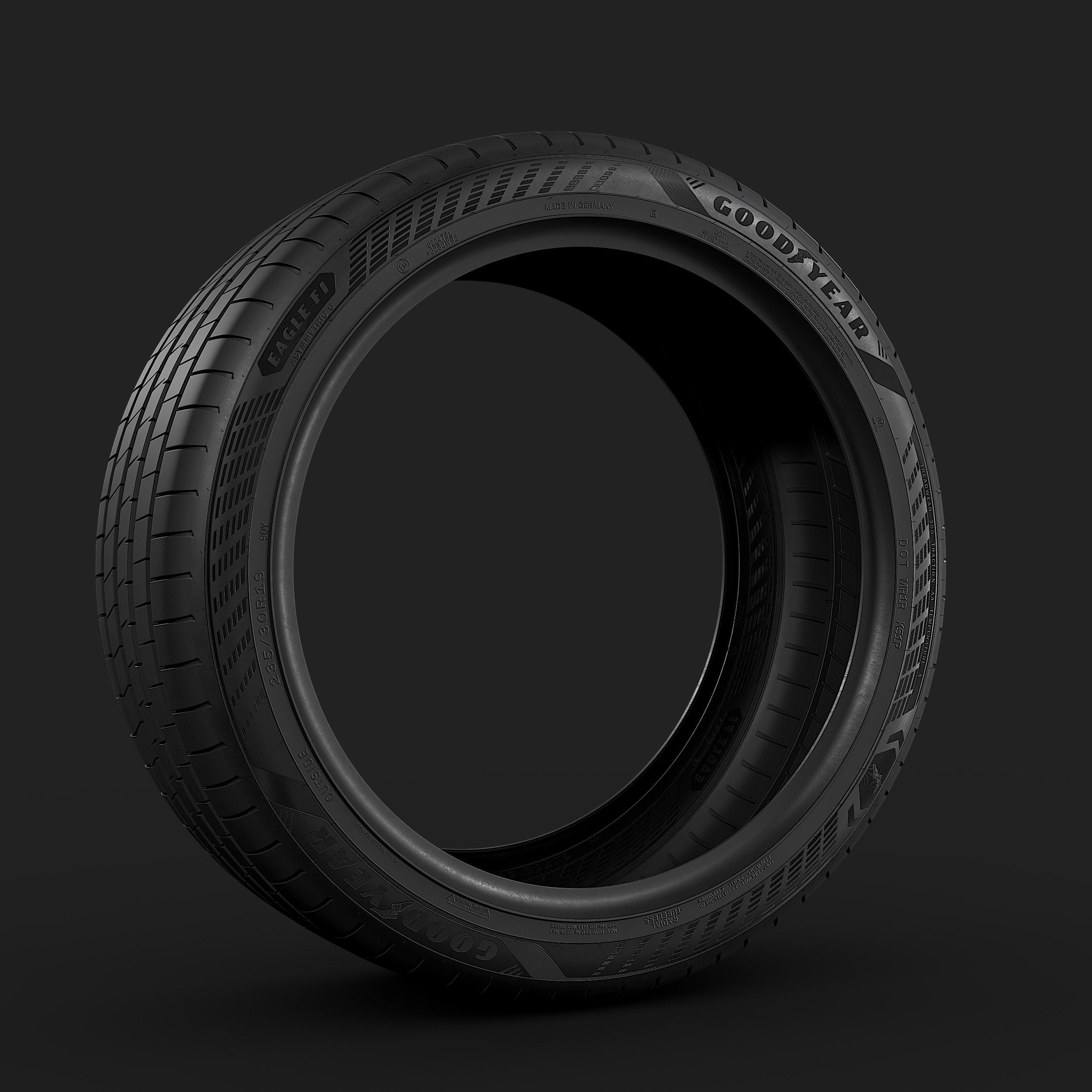 Goodyear Eagle F1 Asymmetric 6 Tire 3D model_2
