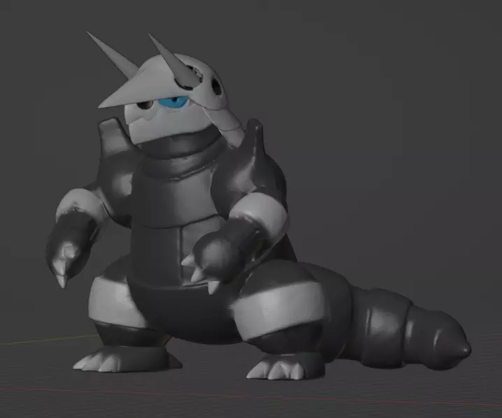 Aggron 3D print model_0
