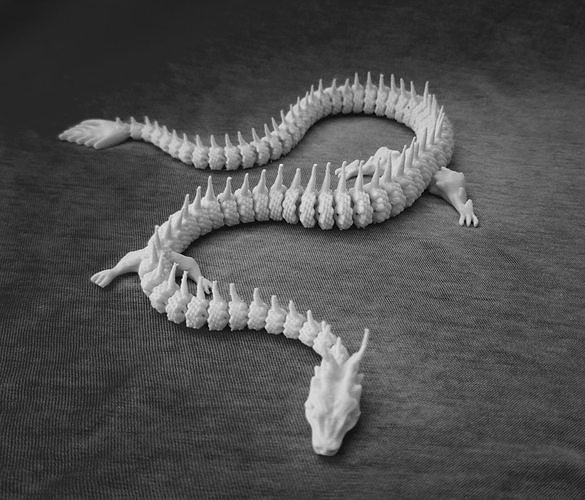 Articulated Dragon Gabriel 3D print model