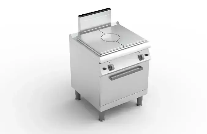 Commercial Gas Solid Top 3D model