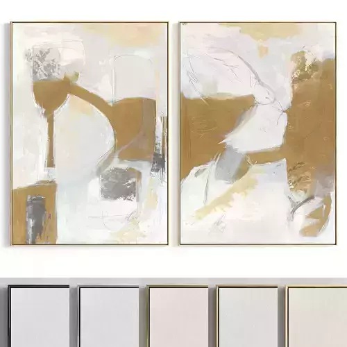 Plaster Two Photo Frame 116