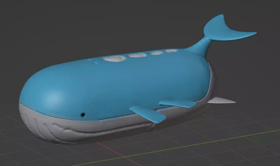 Wailord 3D print model_0