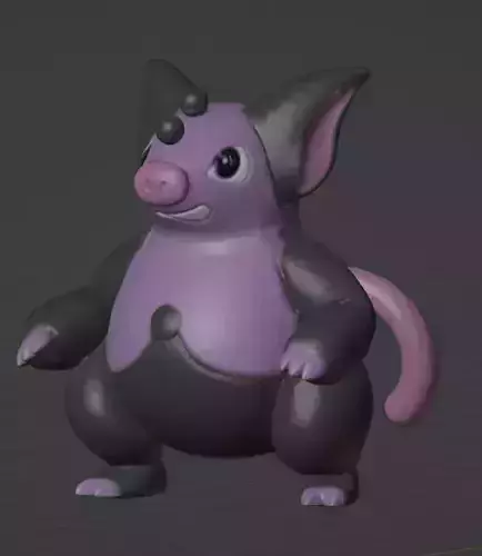 Grumpig 3D print model