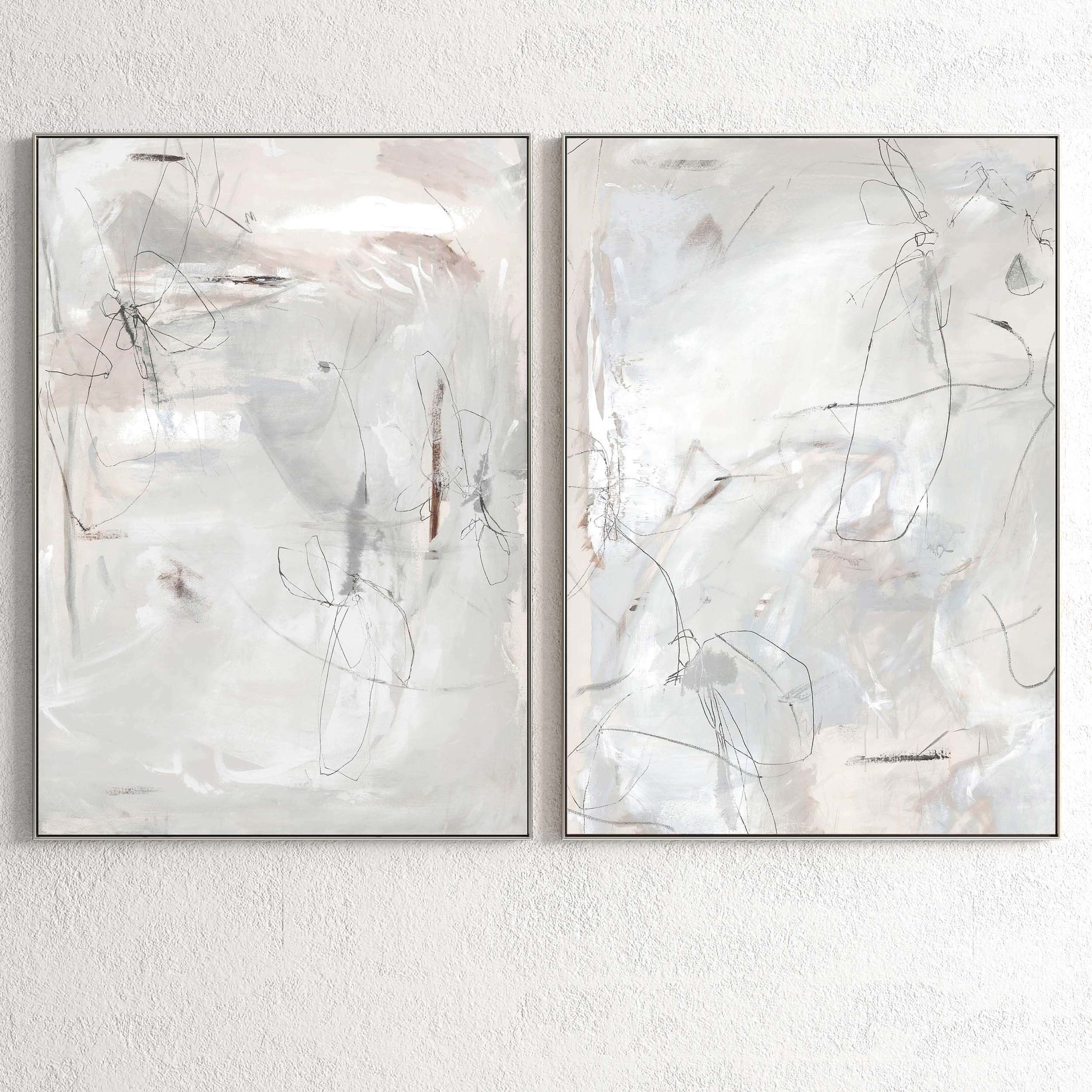 Plaster Two Photo Frame 117 Low-poly 3D model_1