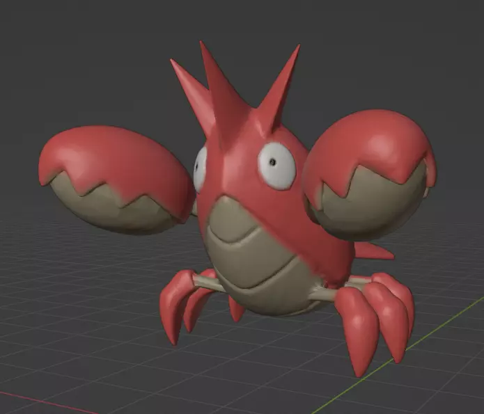 Corphish 3D print model_0