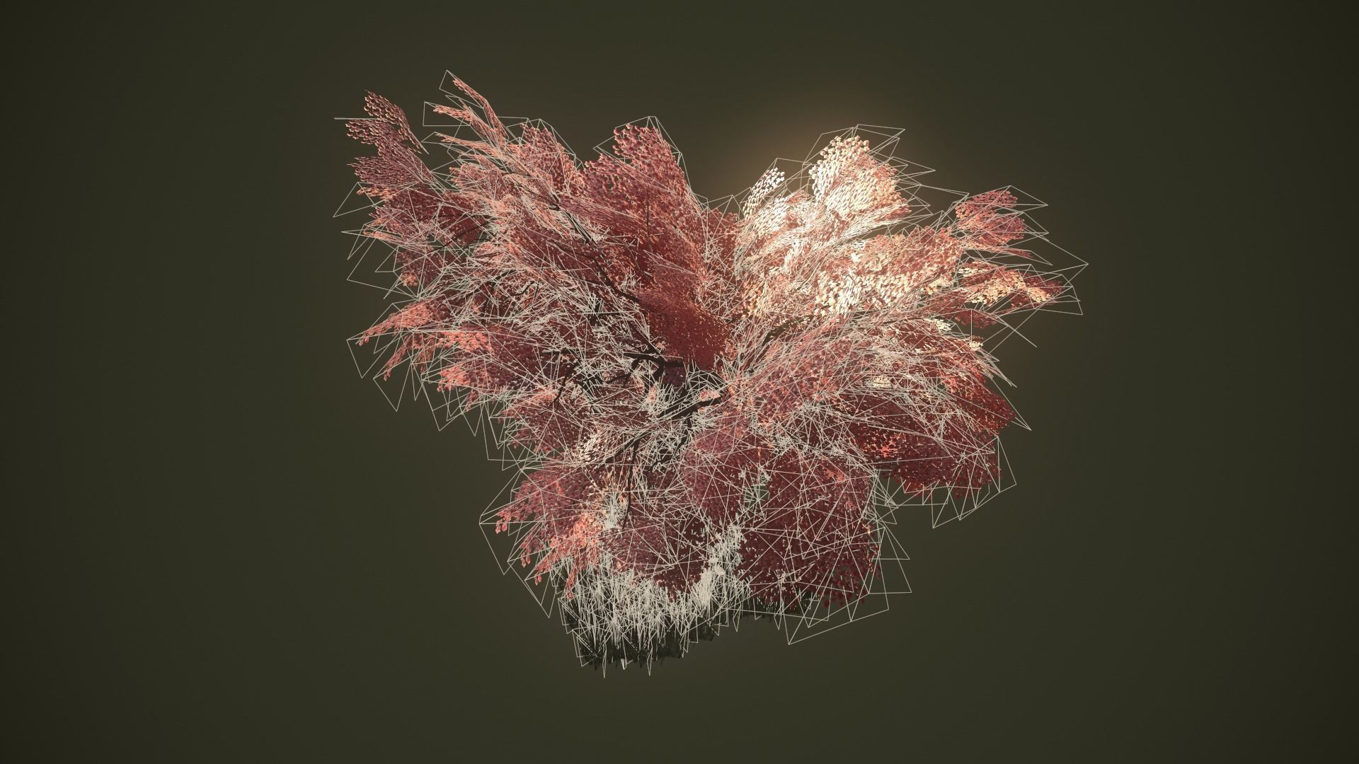 Tree-Flower-Grass PACK Low-poly 3D model_10