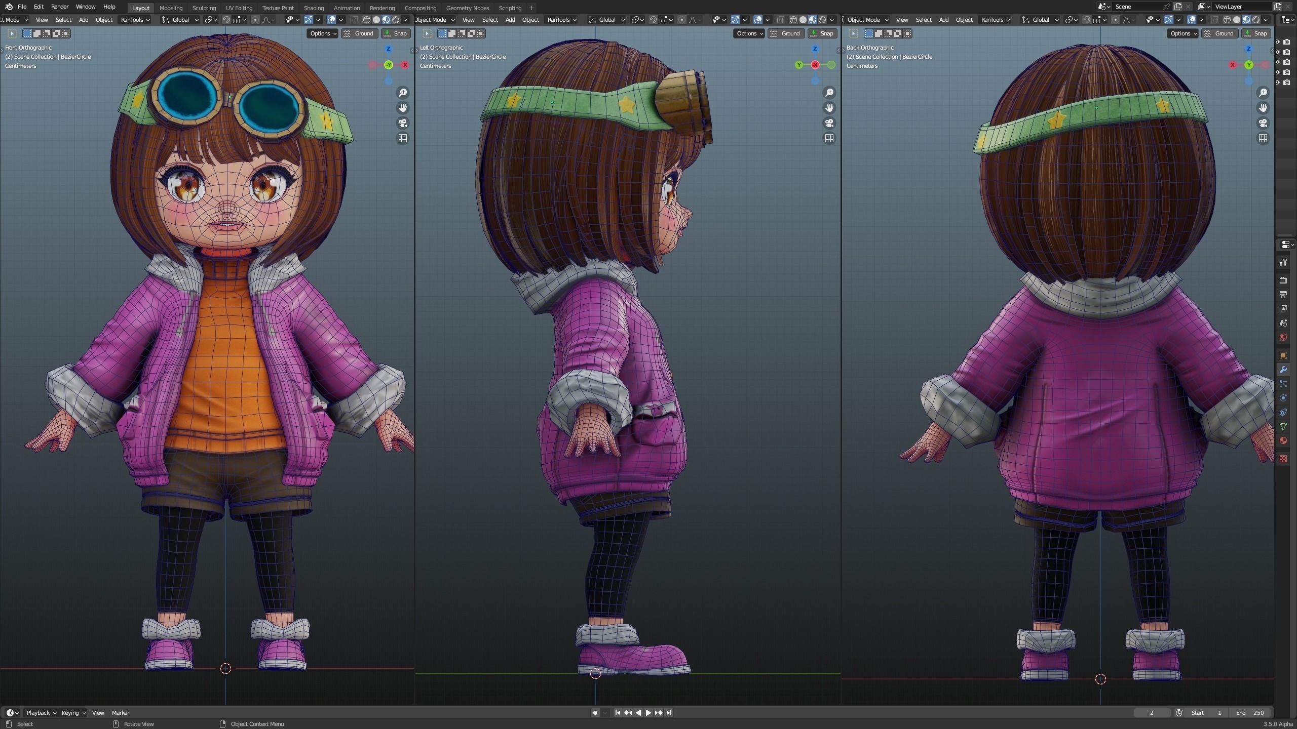 Miri Chan - Buddy Daddies Low-poly 3D model_2