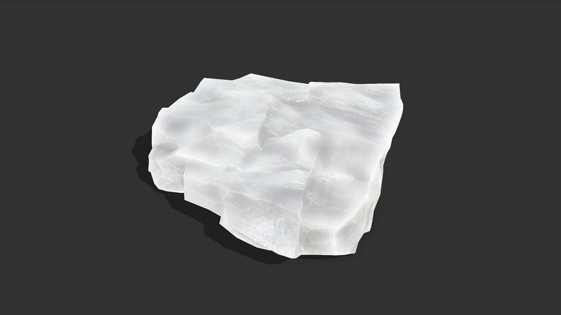 ice rocks 16 Low-poly 3D model_20