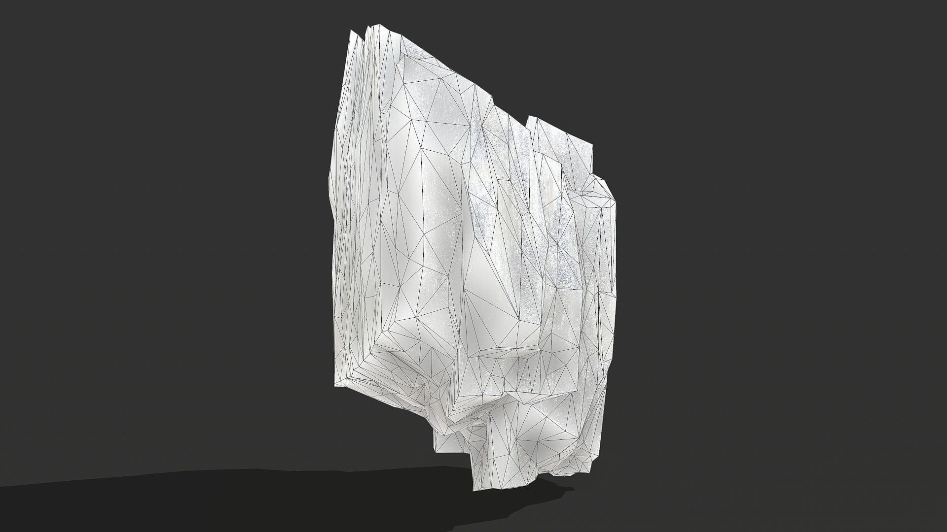 ice rocks 16 Low-poly 3D model_15