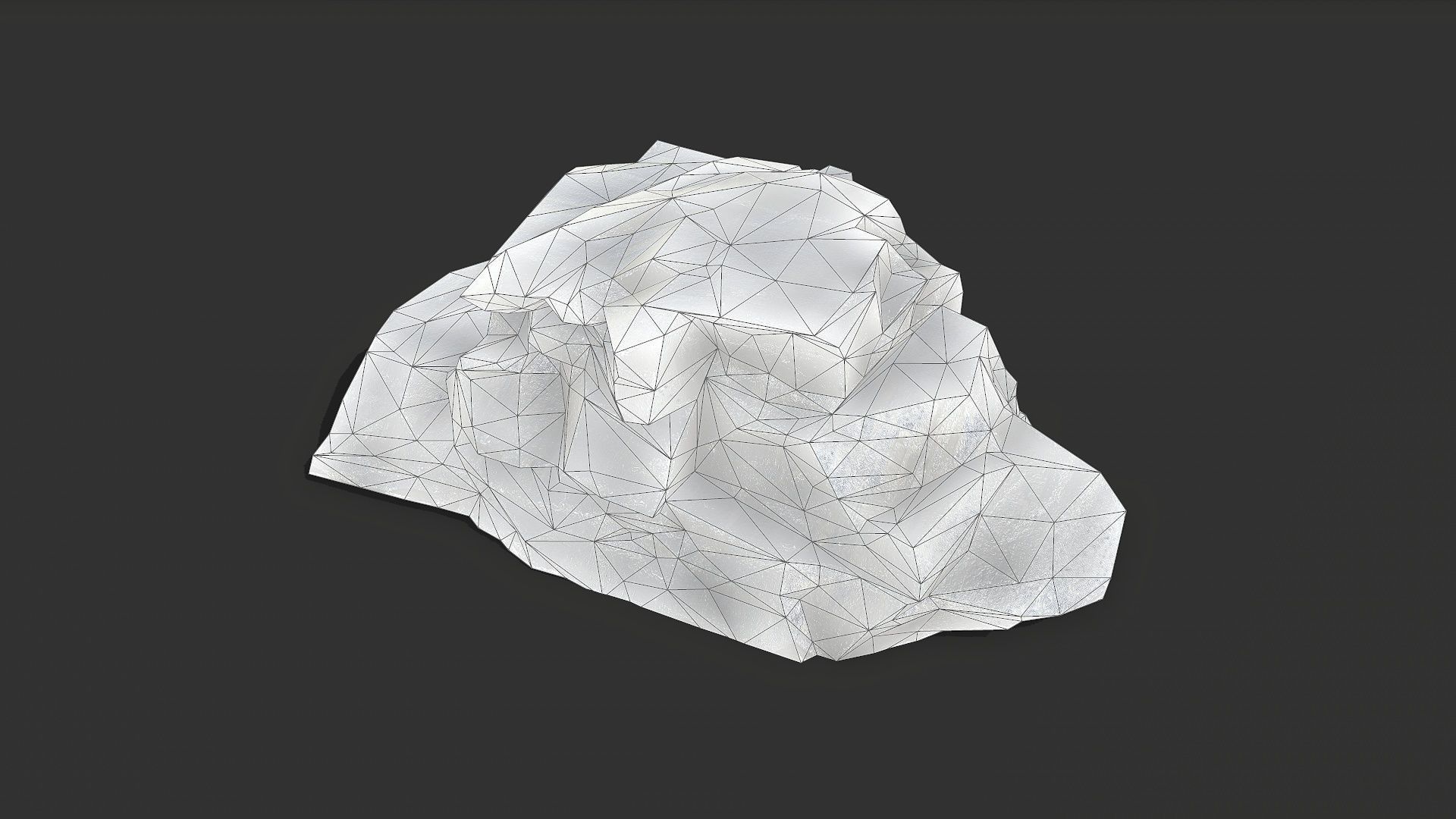 ice rocks 16 Low-poly 3D model_19