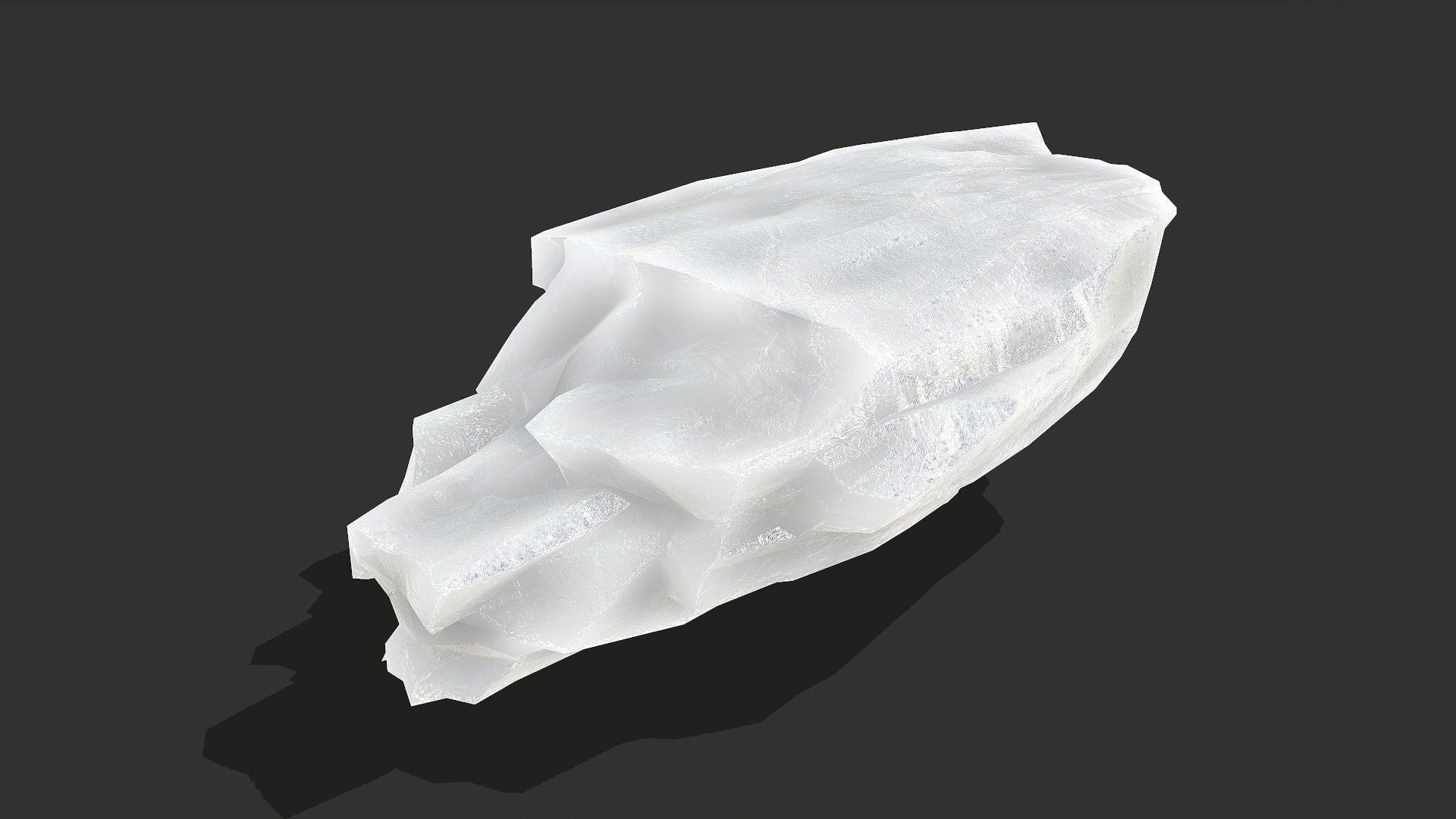 ice rocks 16 Low-poly 3D model_12