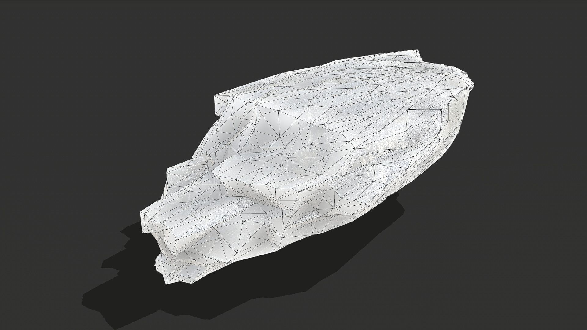 ice rocks 16 Low-poly 3D model_13