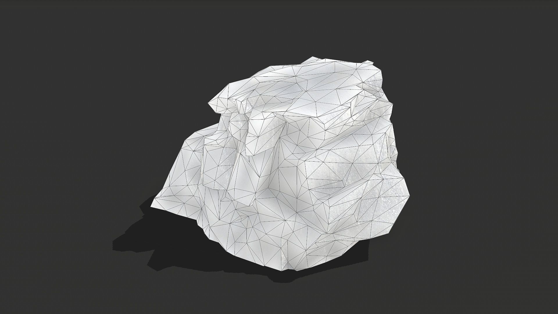 ice rocks 16 Low-poly 3D model_17