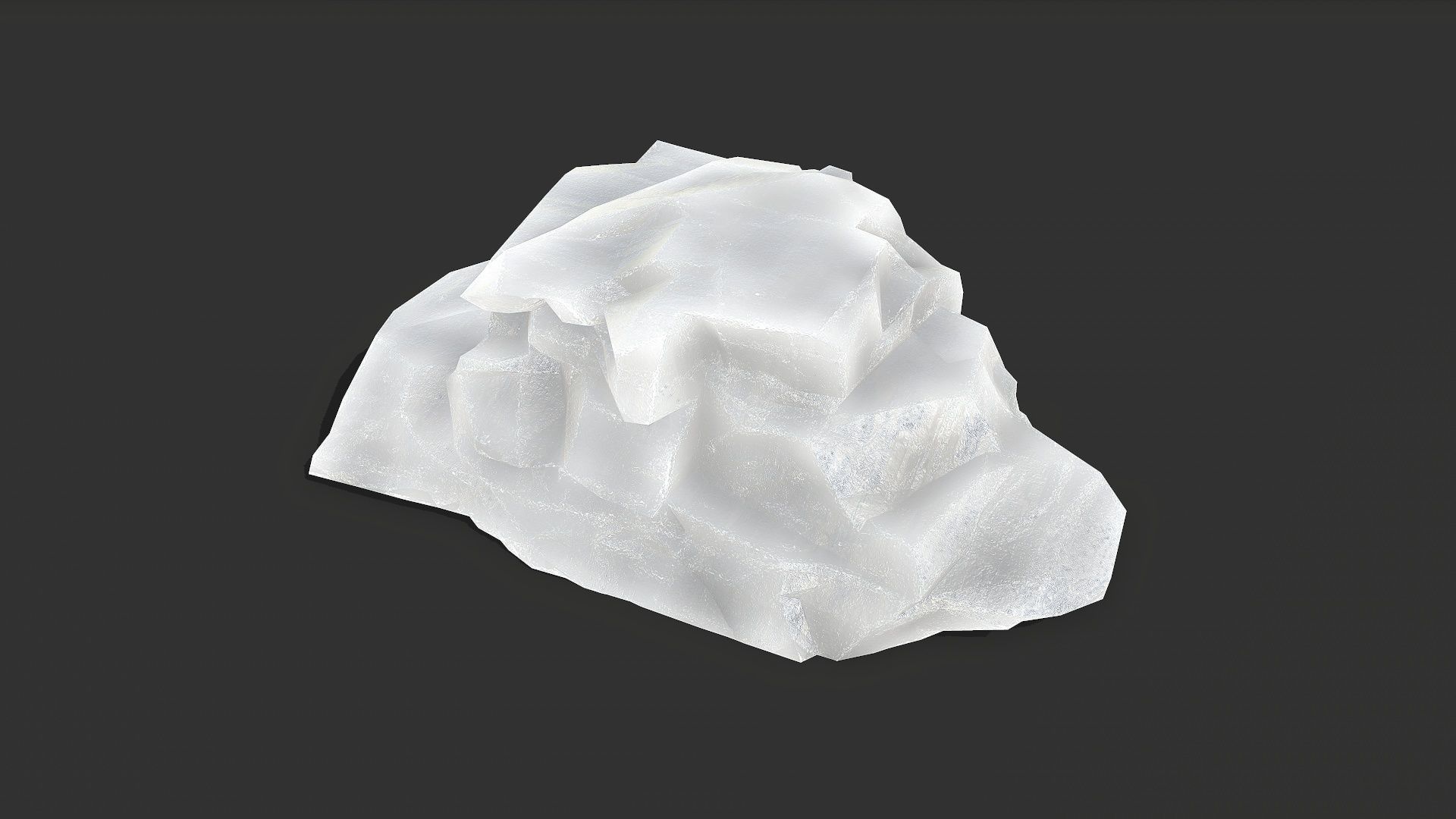 ice rocks 16 Low-poly 3D model_18