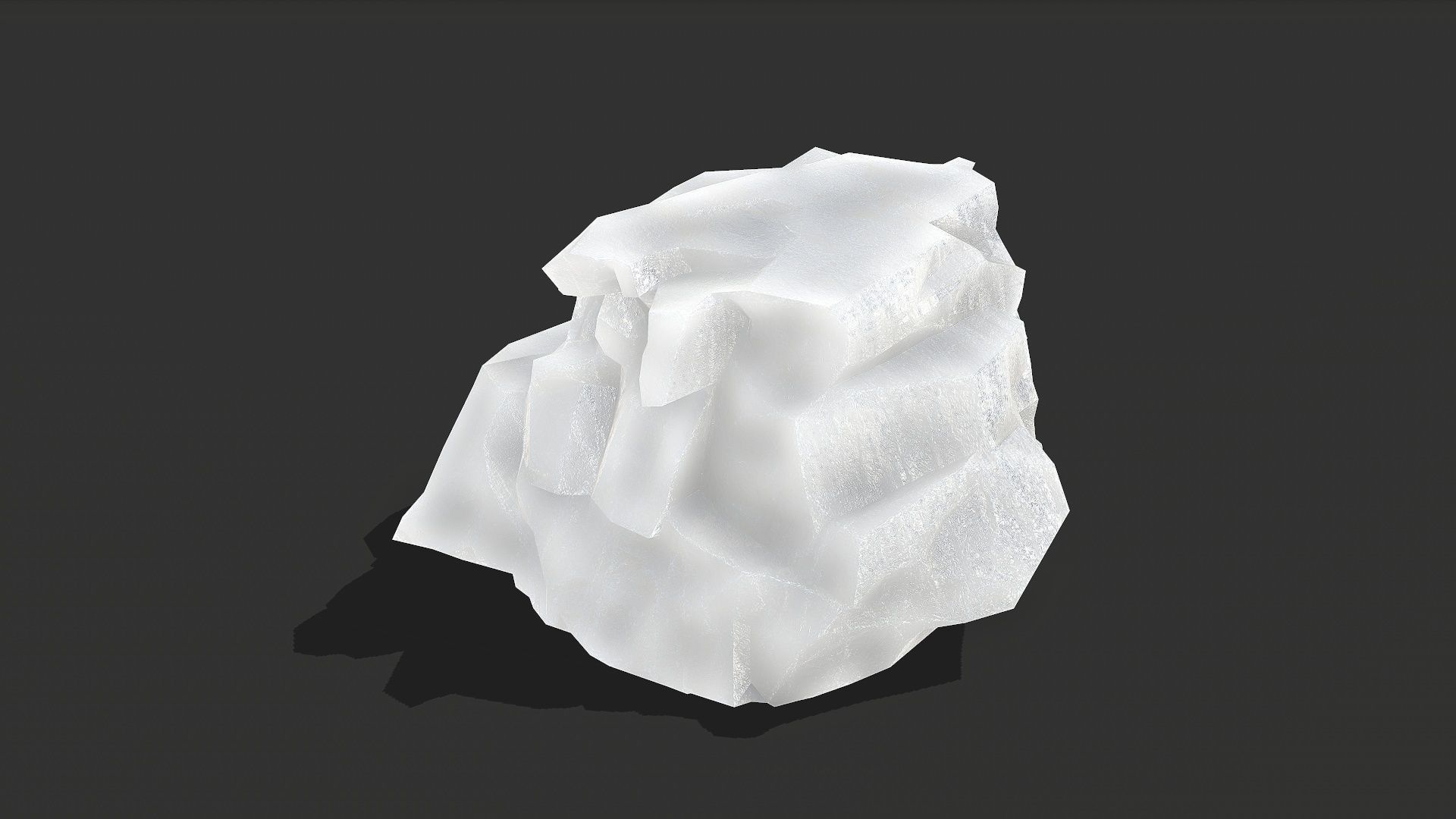 ice rocks 16 Low-poly 3D model_16