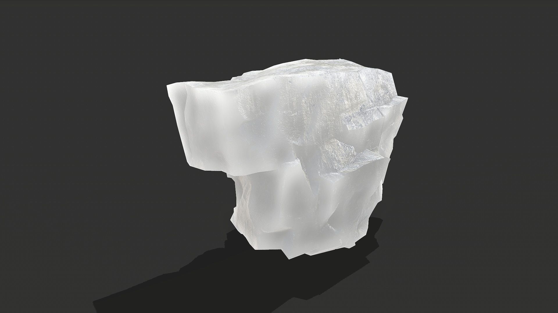 ice rocks 16 Low-poly 3D model_6