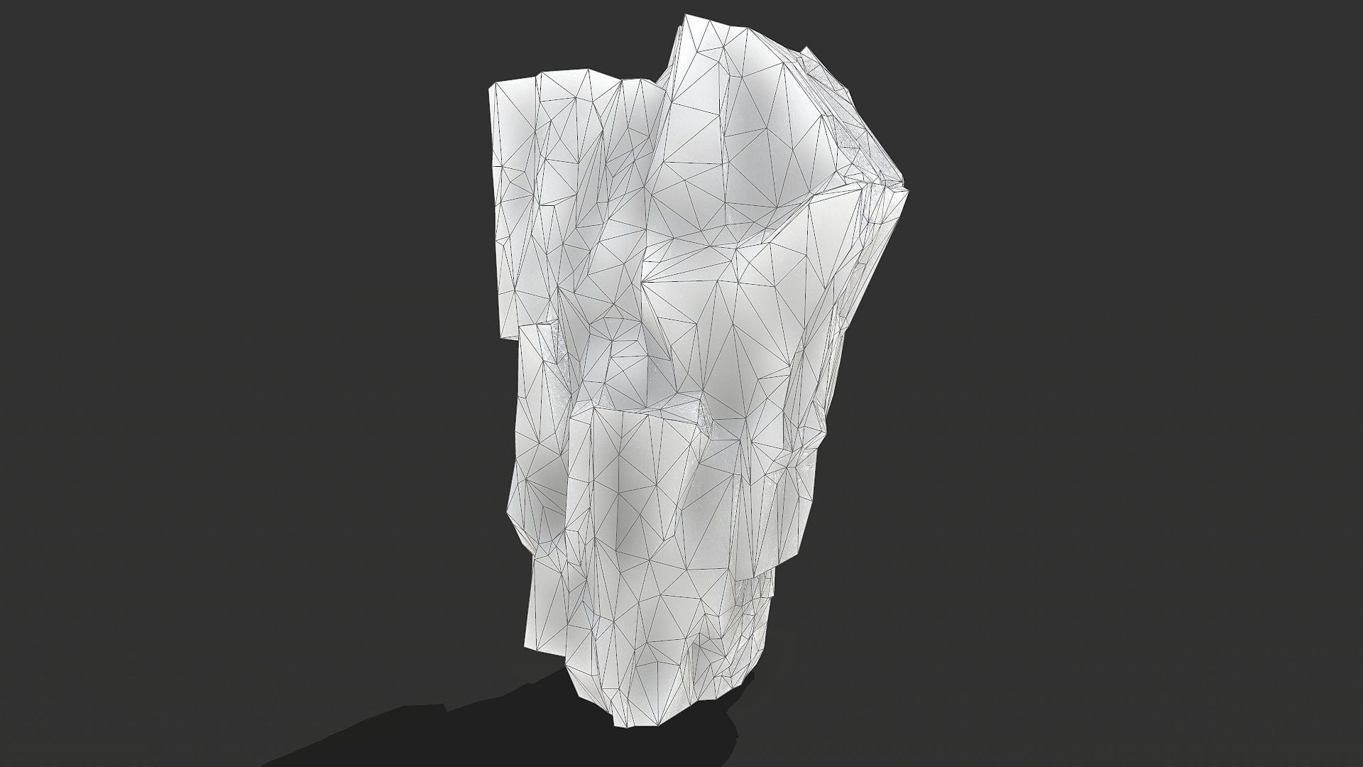 ice rocks 16 Low-poly 3D model_11