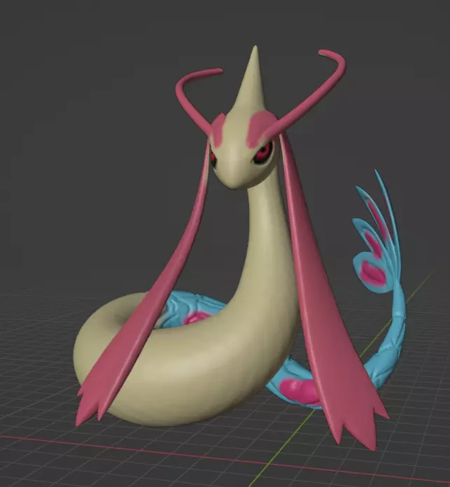 Milotic 3D print model_0