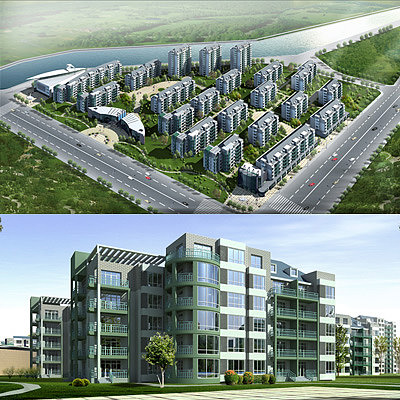 2004-05-05 tian you zhu zhai 3D model_1