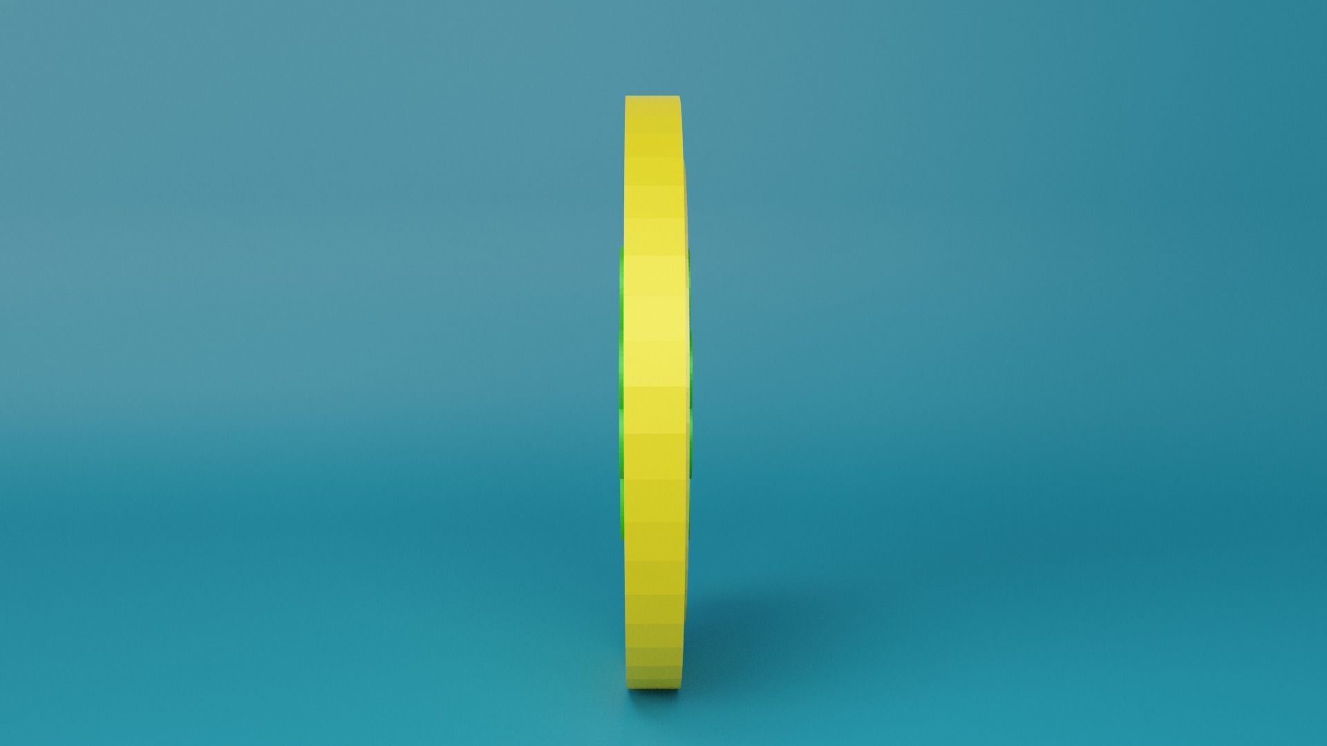 Clover Coin  Low-poly 3D model_5