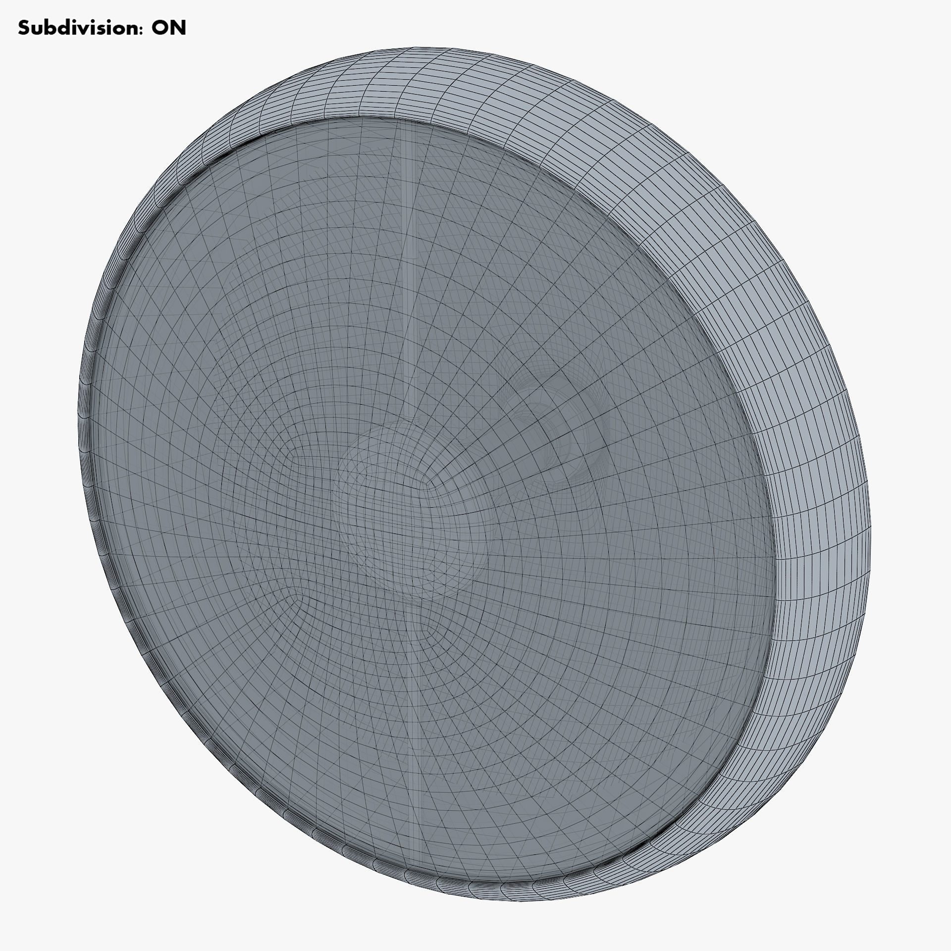 Classic Round Headlight v 2 3D model_6