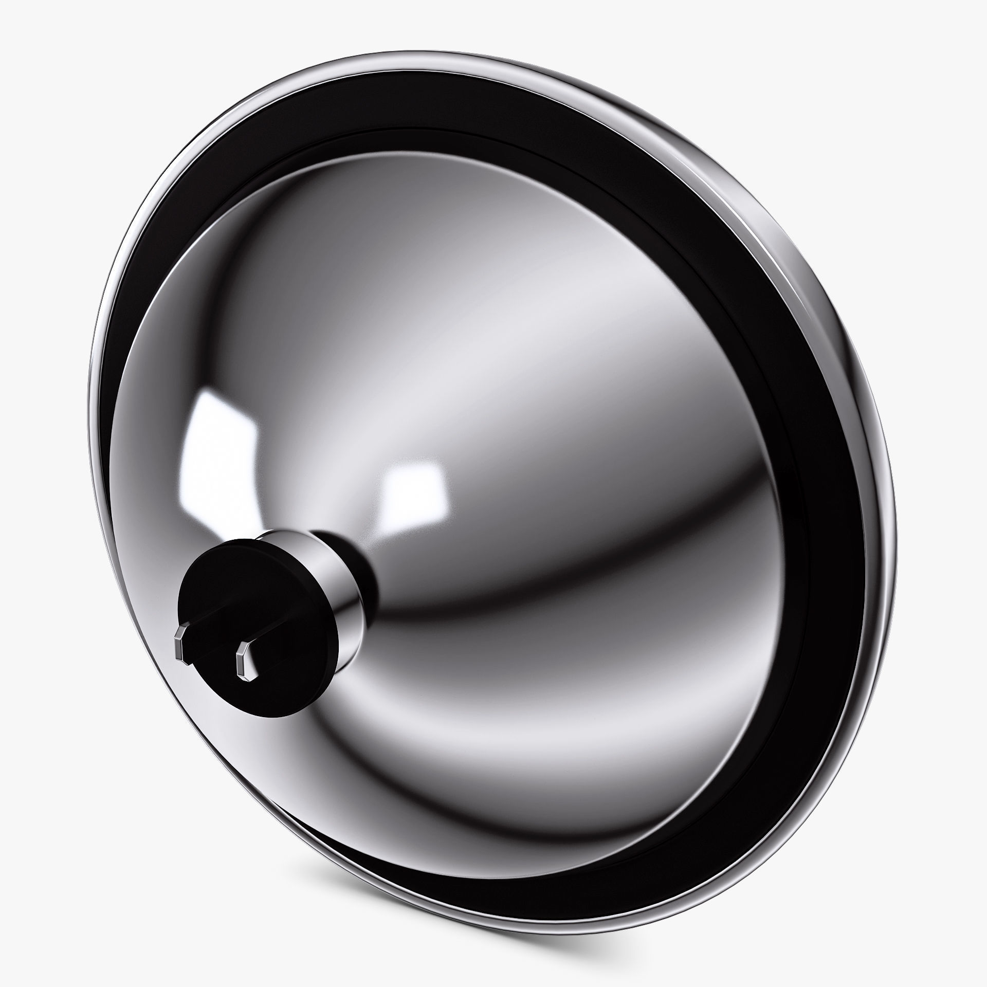 Classic Round Headlight v 2 3D model_1