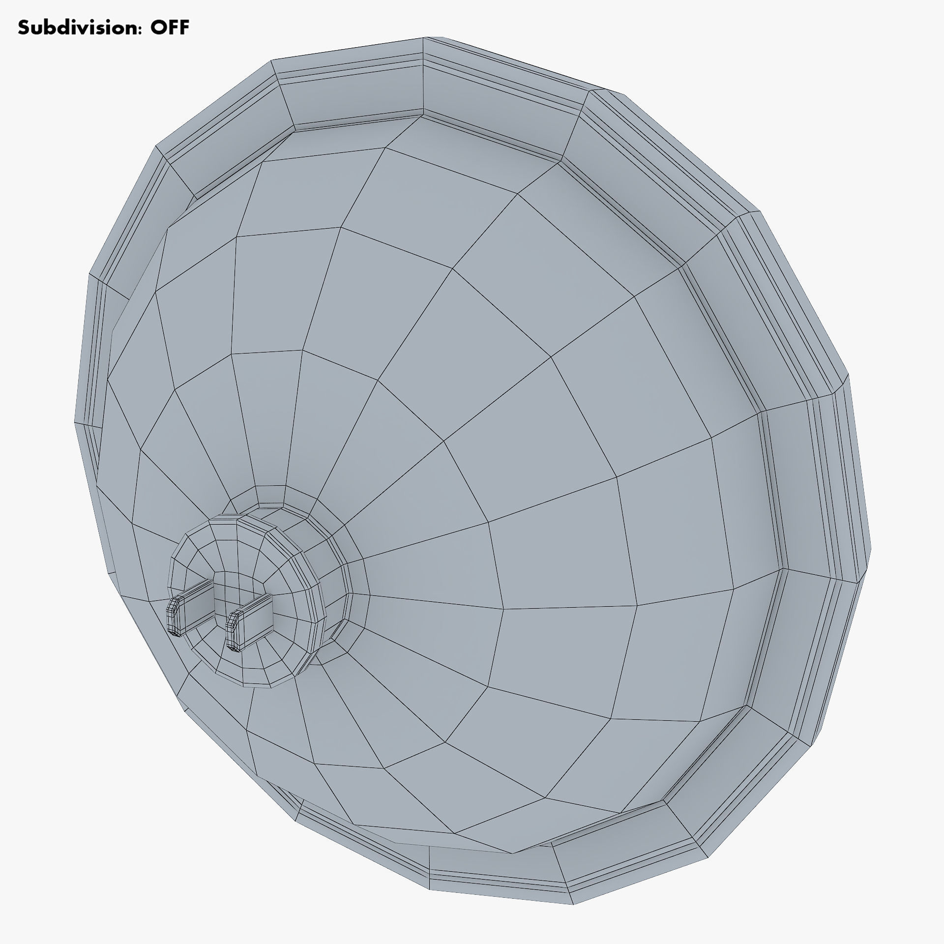 Classic Round Headlight v 2 3D model_9