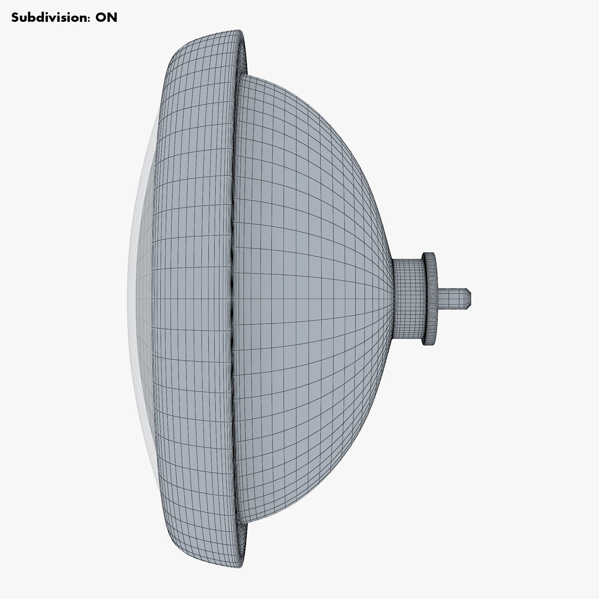 Classic Round Headlight v 2 3D model_16