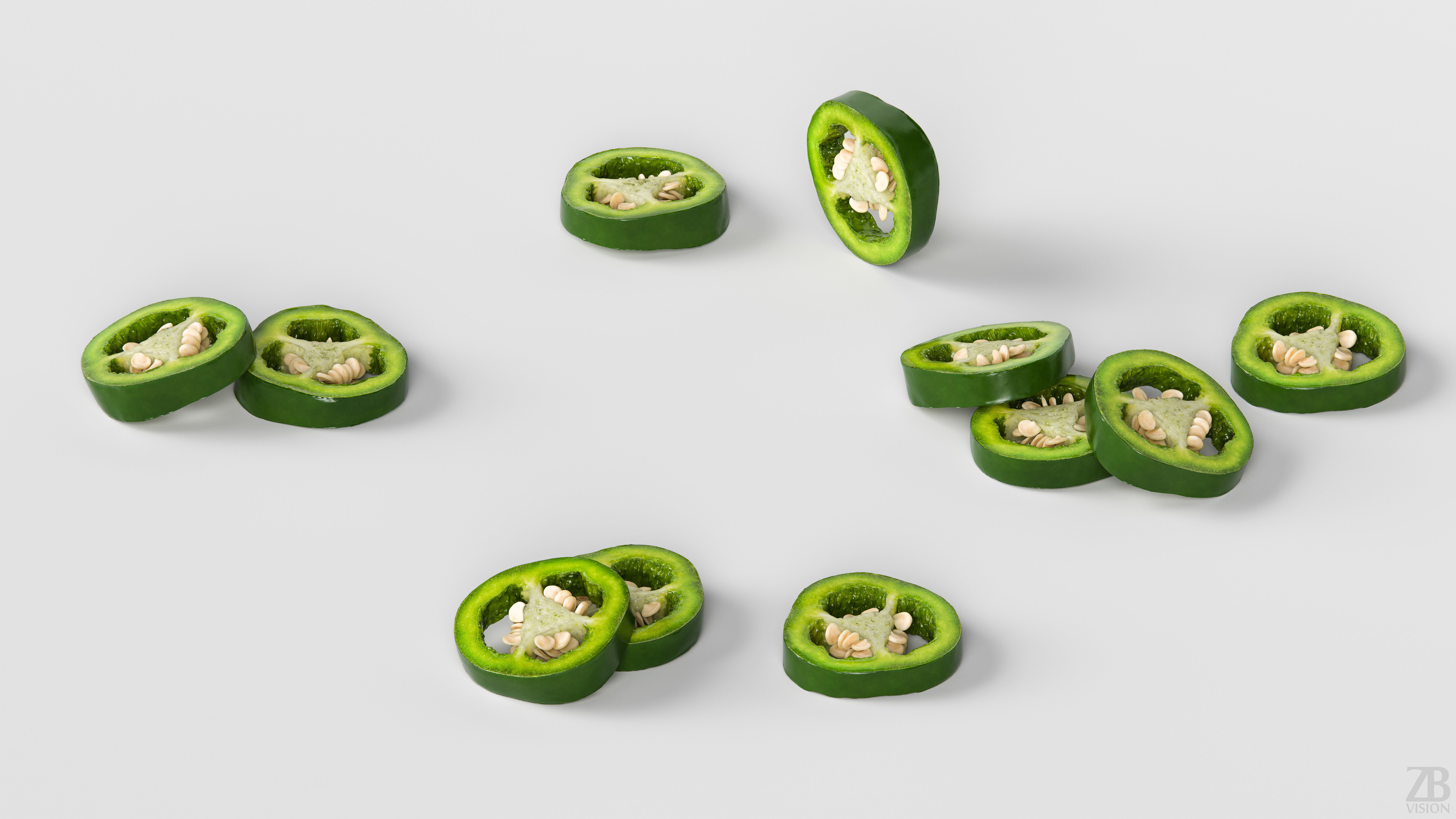 Jalapeno 3D model_2