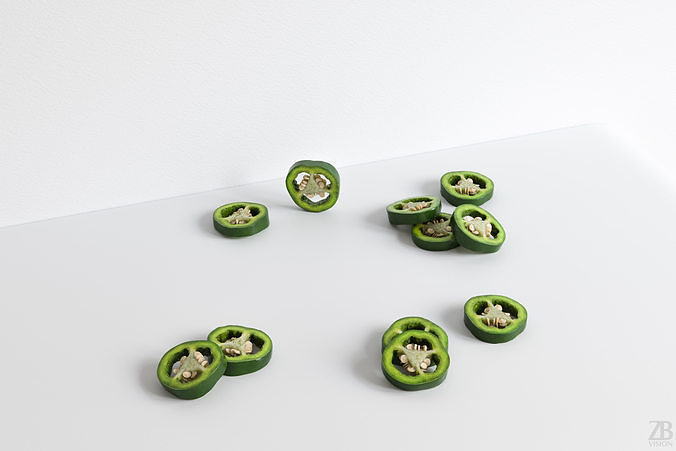 Jalapeno 3D model