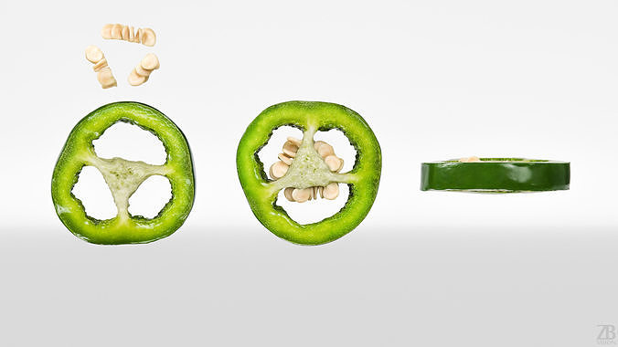 Jalapeno 3D model 5