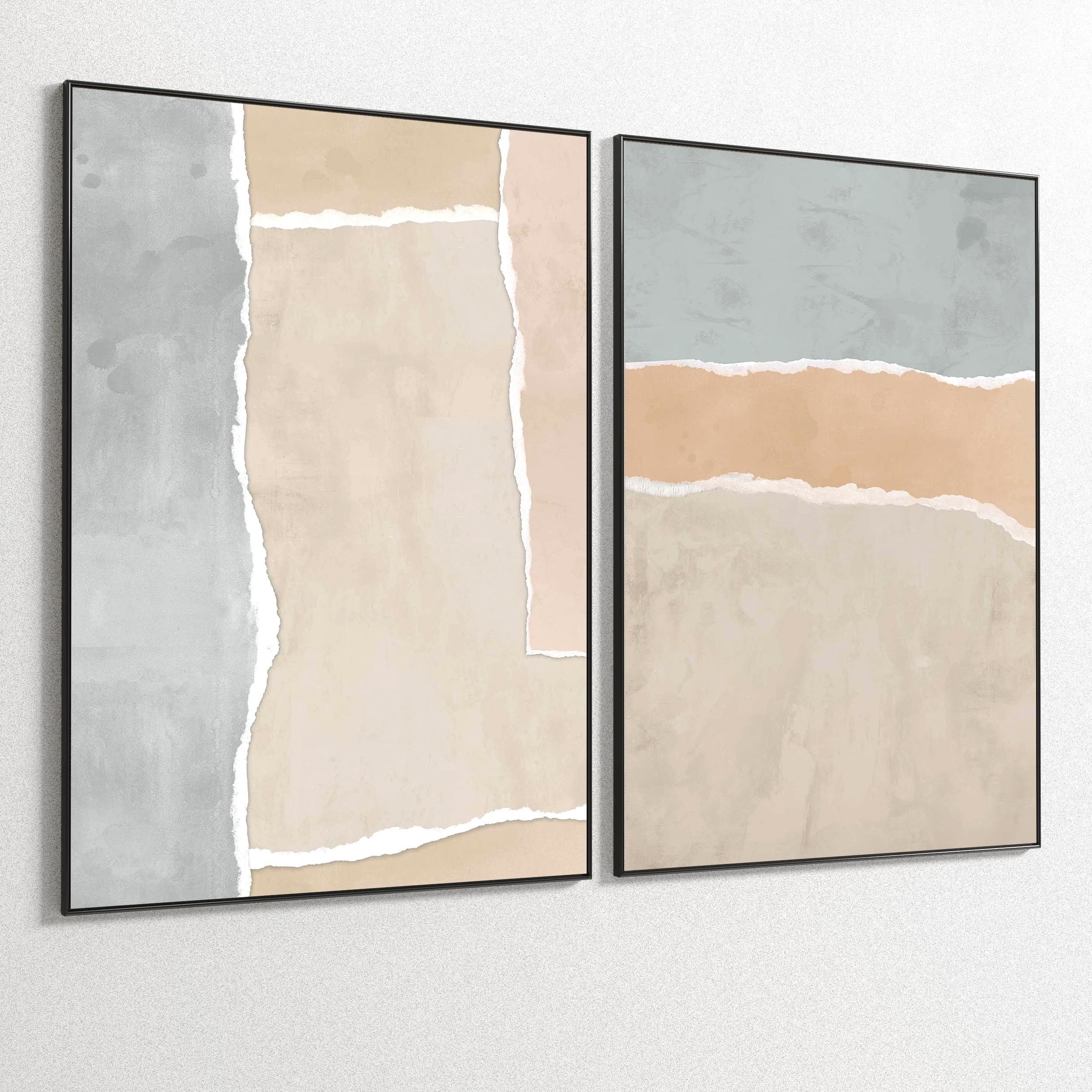 Plaster Two Photo Frame 120 Low-poly 3D model_4