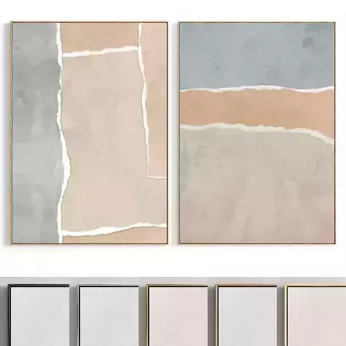 Plaster Two Photo Frame 120