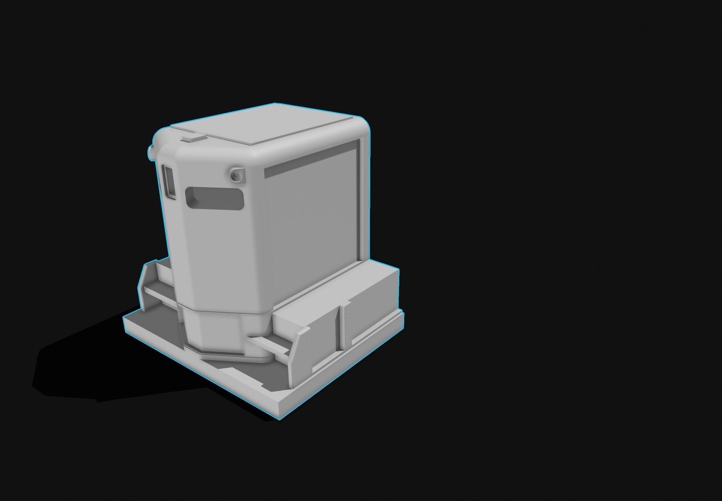 EMD GP9 Stepfile-Print  3D print model_3