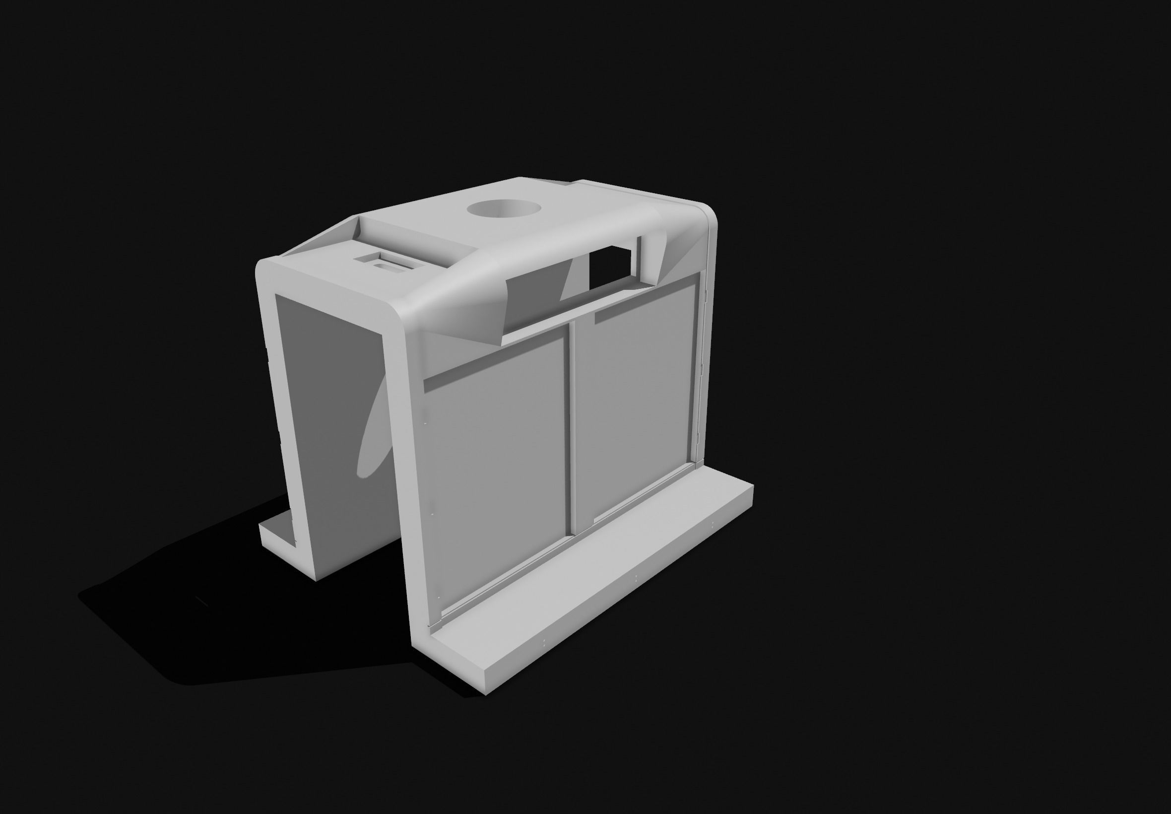 EMD GP9 Stepfile-Print  3D print model_8