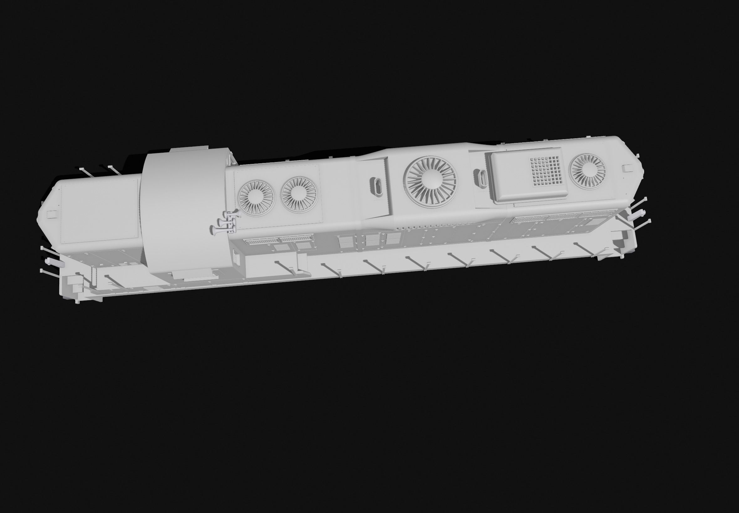 EMD GP9 Stepfile-Print  3D print model_5