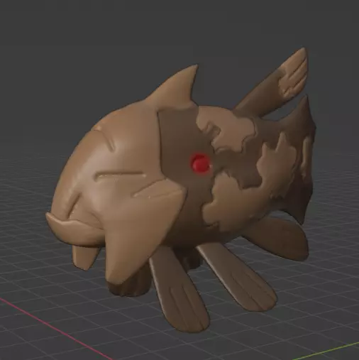 Relicanth 3D print model_0
