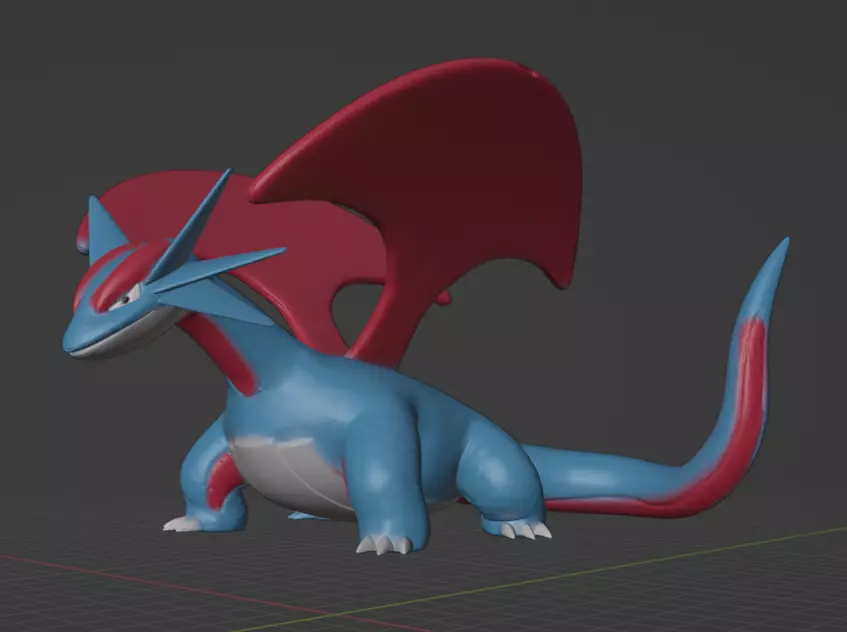 Salamence 3D print model_0