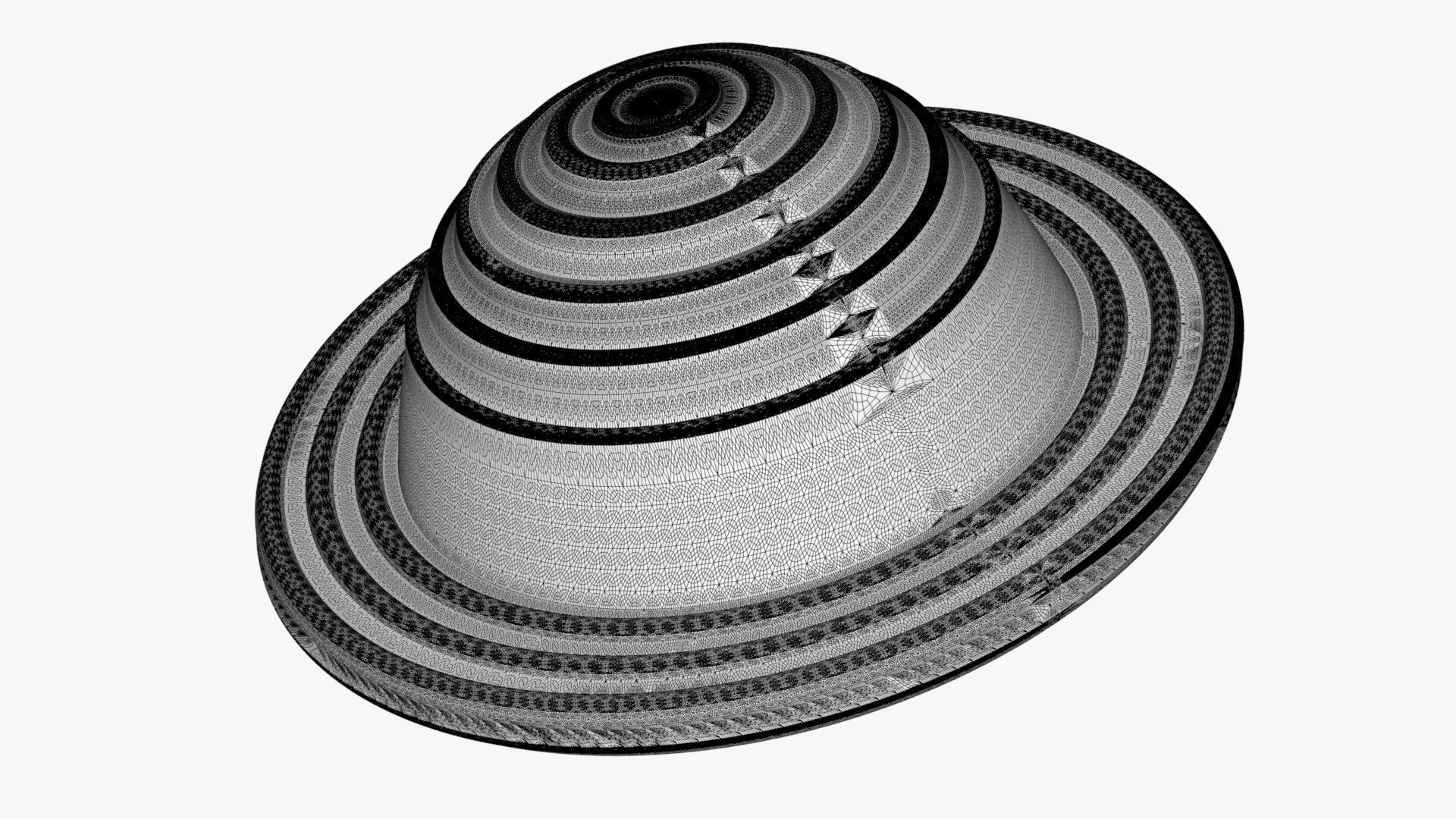 Matchable Lego LUFFY Hat for minifigure 3D model_9