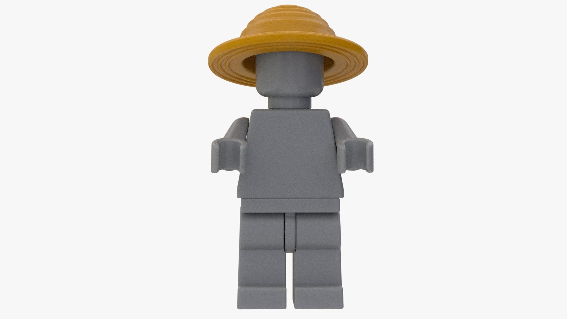 Matchable Lego LUFFY Hat for minifigure 3D model_1