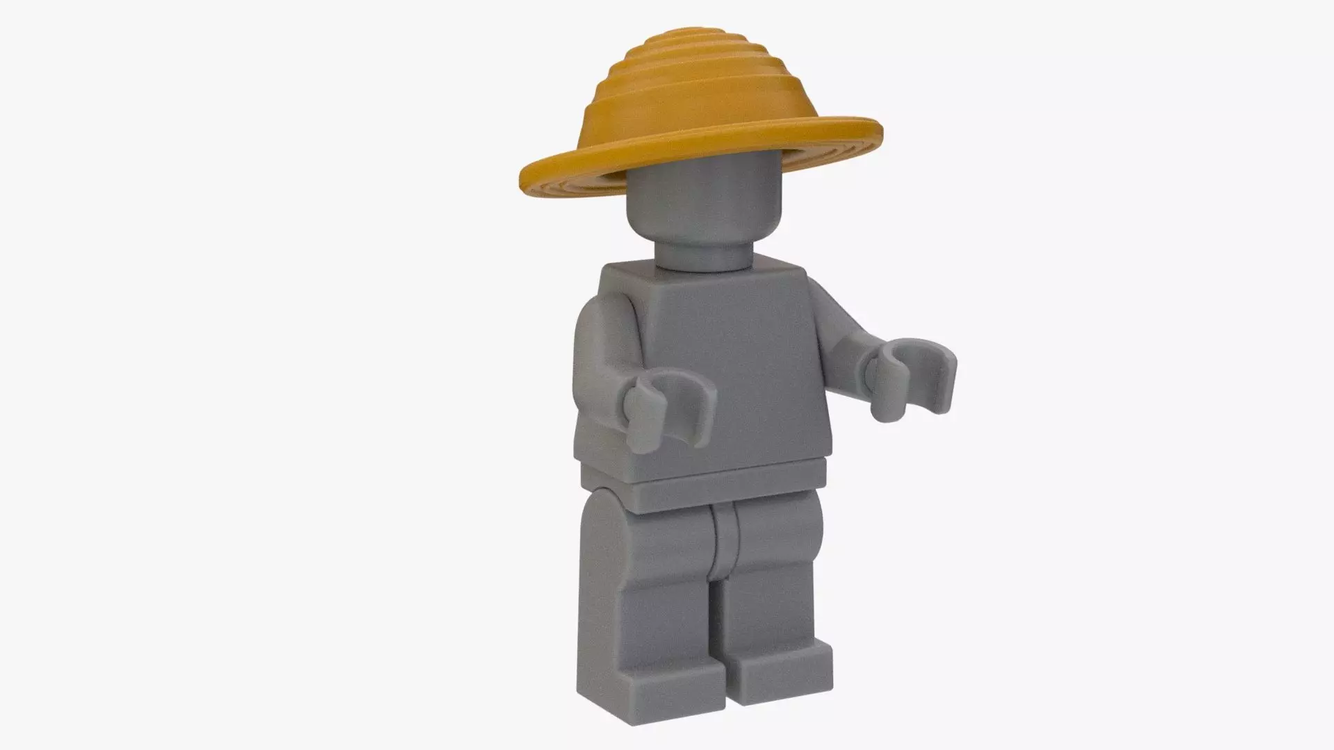 Matchable Lego LUFFY Hat for minifigure 3D model_0